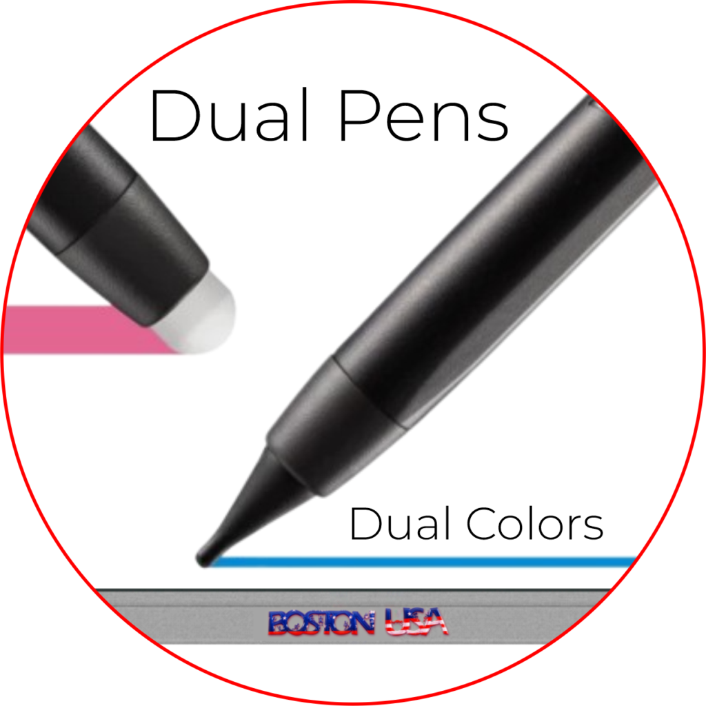 Dual Pen in boston usa interactive display panel